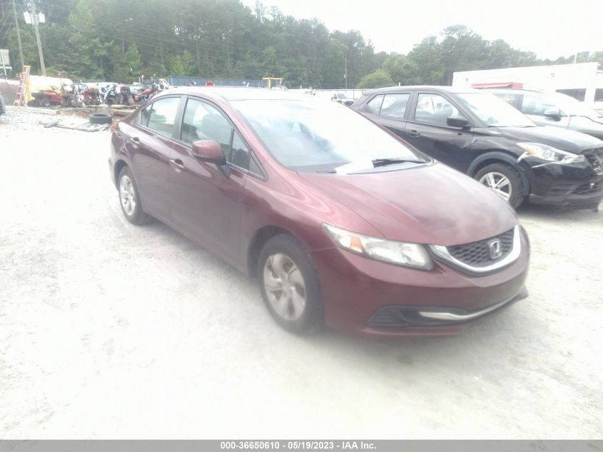 2013 HONDA CIVIC SDN LX - 19XFB2F51DE049918