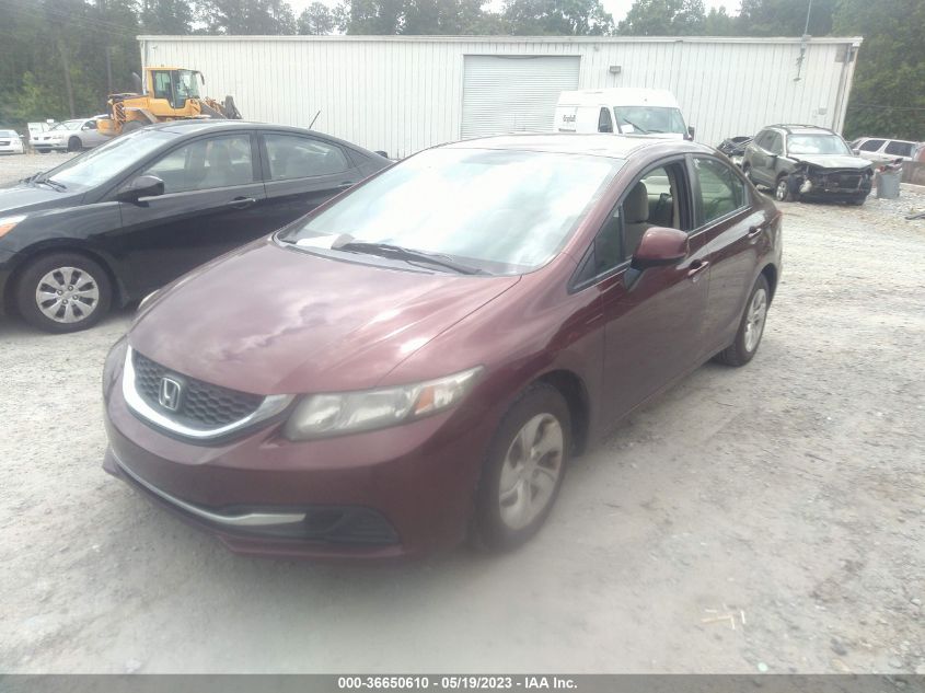 2013 HONDA CIVIC SDN LX - 19XFB2F51DE049918
