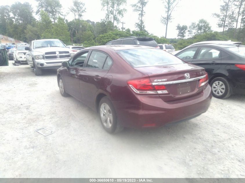 2013 HONDA CIVIC SDN LX - 19XFB2F51DE049918