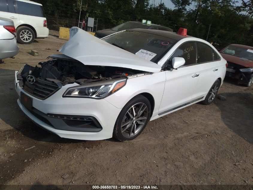 2015 HYUNDAI SONATA 2.0T SPORT - 5NPE34AB8FH065288