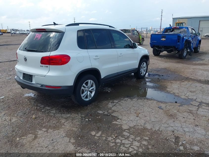 2015 VOLKSWAGEN TIGUAN S - WVGAV7AX9FW608479