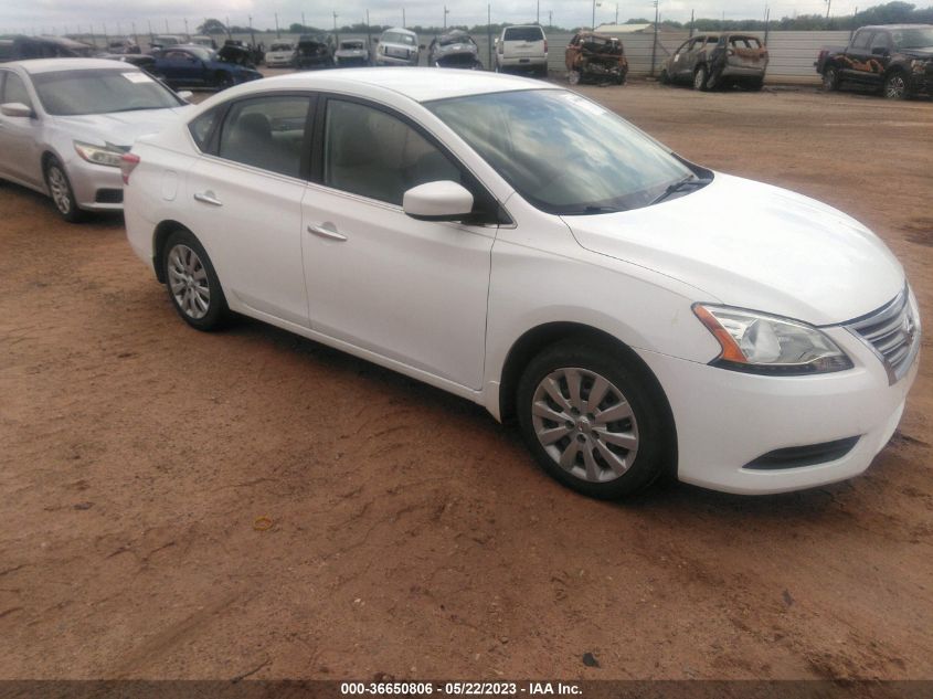 2015 NISSAN SENTRA SV - 3N1AB7AP5FY213286