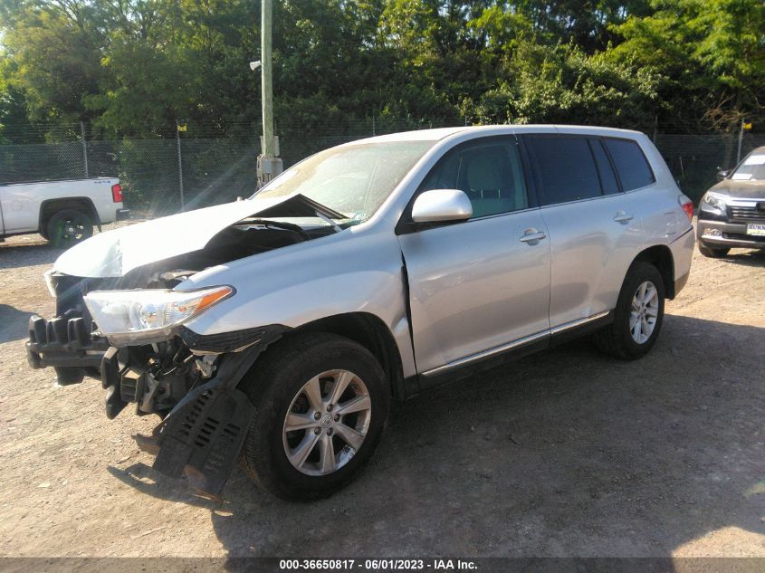 2013 TOYOTA HIGHLANDER - 5TDBK3EH3DS265646