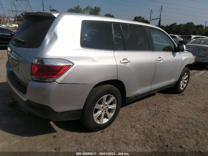 2013 TOYOTA HIGHLANDER - 5TDBK3EH3DS265646