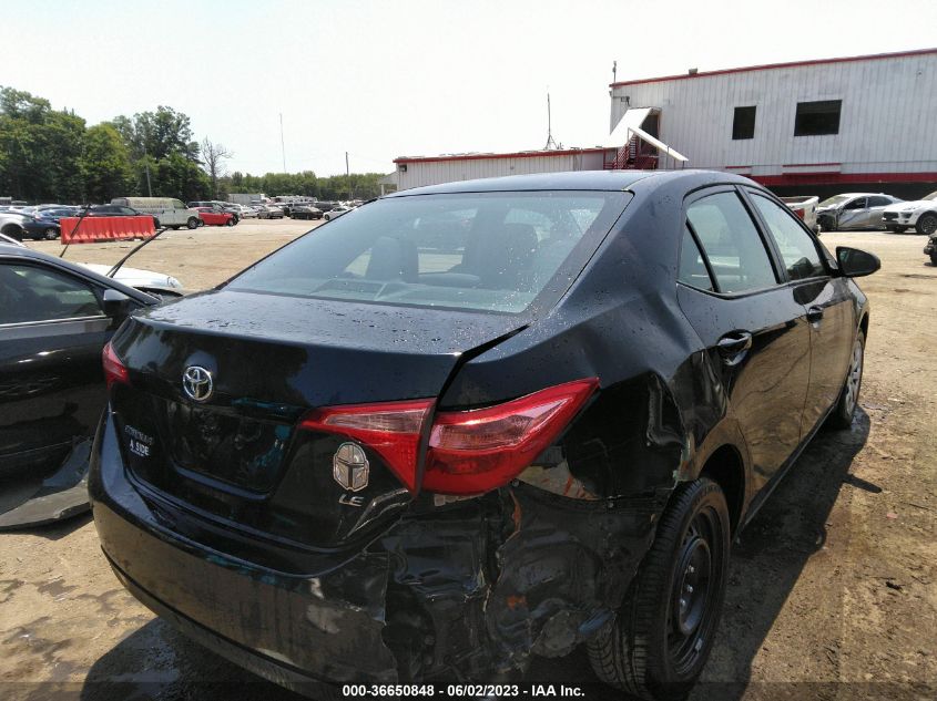 2018 TOYOTA COROLLA L/LE/XLE/SE/XSE - 2T1BURHE4JC105861