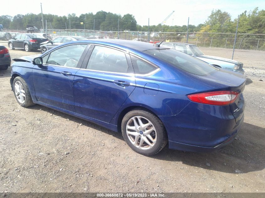 2013 FORD FUSION SE - 3FA6P0H75DR105149