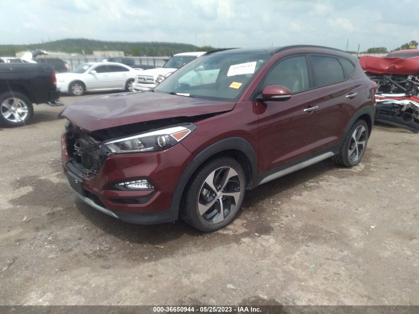 2017 HYUNDAI TUCSON LIMITED - KM8J33A29HU497904