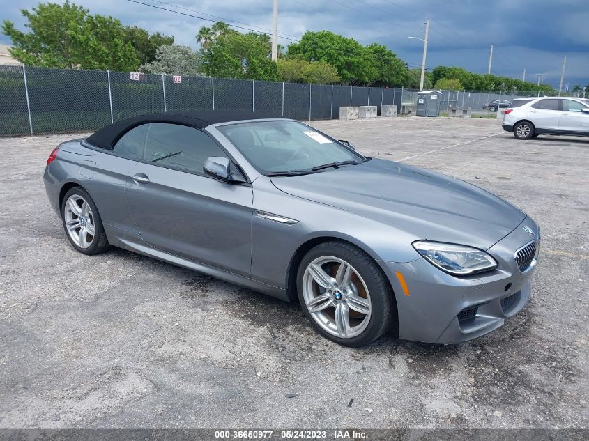 2016 BMW 6 SERIES 640I - WBA6F1C57GGT83195
