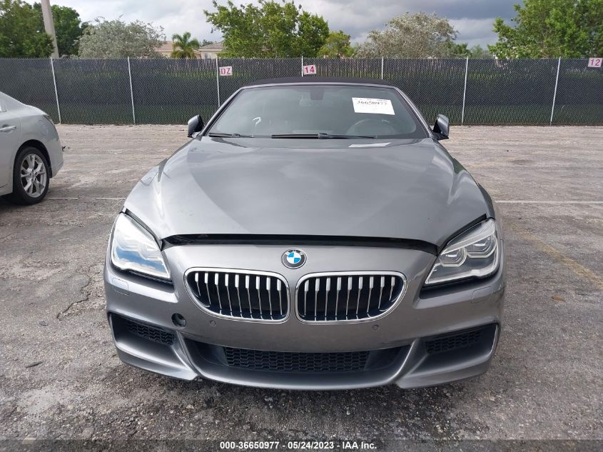 2016 BMW 6 SERIES 640I - WBA6F1C57GGT83195