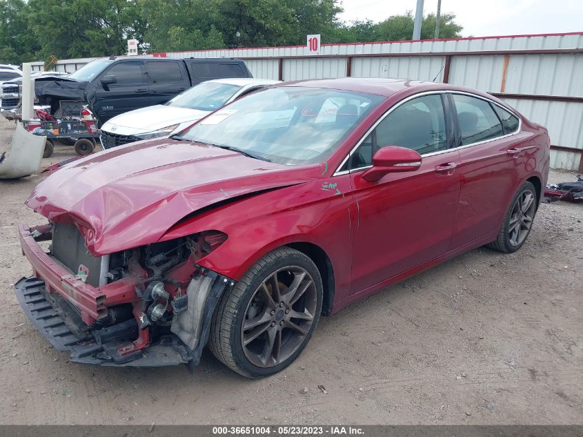 2016 FORD FUSION TITANIUM - 3FA6P0K96GR301194