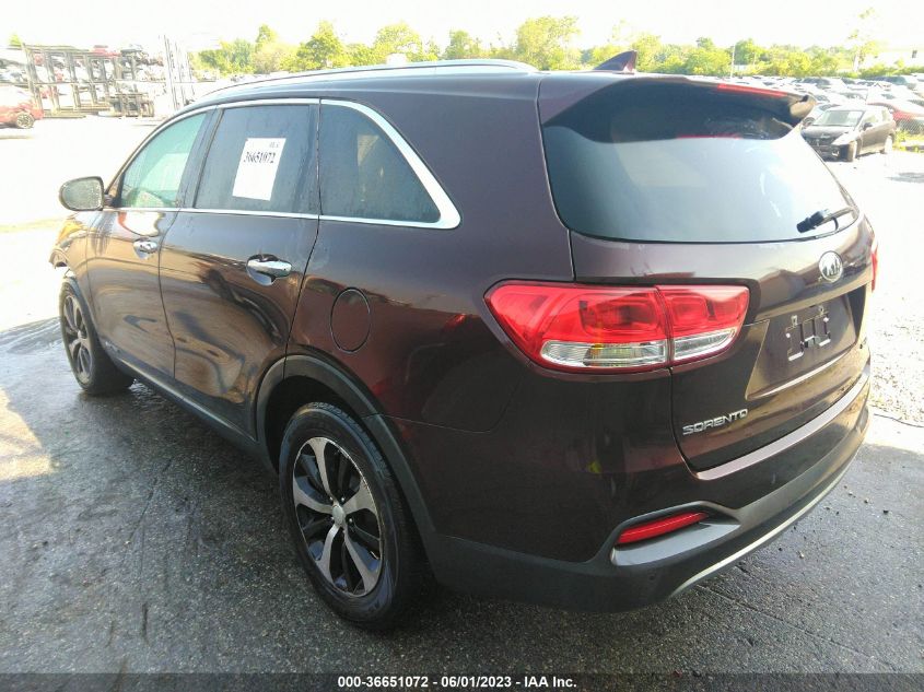 2016 KIA SORENTO EX - 5XYPHDA58GG067023