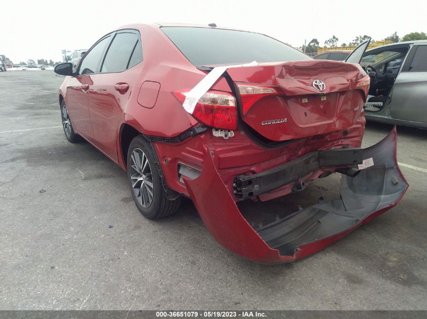 2017 TOYOTA COROLLA L/LE/XLE/SE - 5YFBURHE7HP595481
