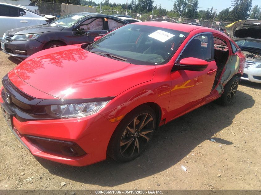 2019 HONDA CIVIC SEDAN SPORT - 2HGFC2F86KH545534