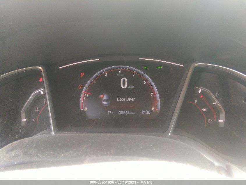 2019 HONDA CIVIC SEDAN SPORT - 2HGFC2F86KH545534