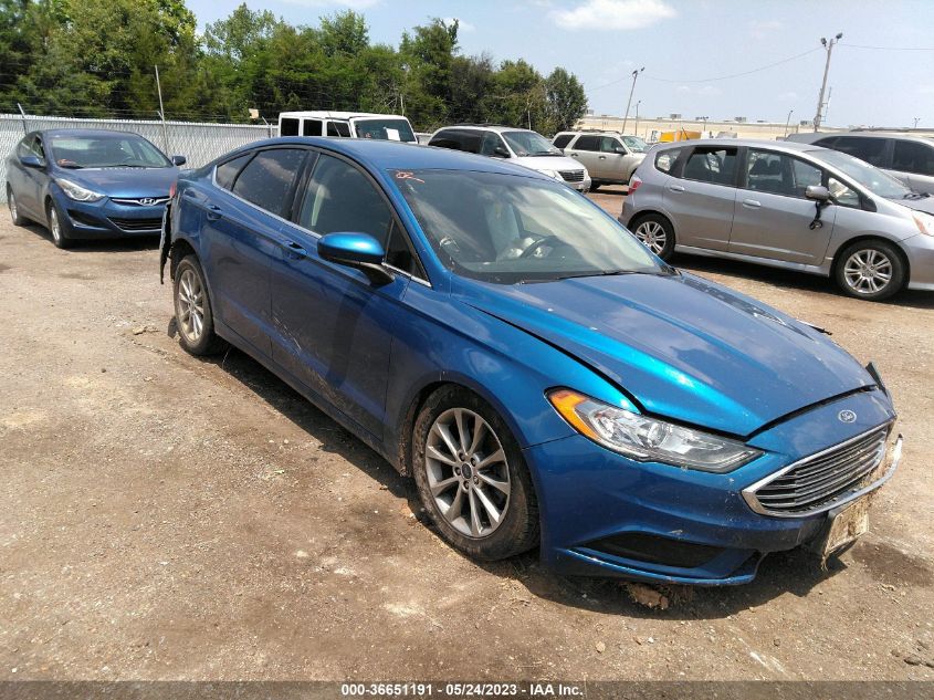 2017 FORD FUSION SE - 3FA6P0HDXHR194101