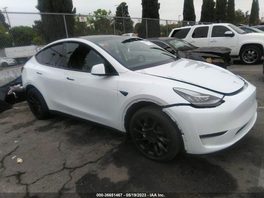 2022 TESLA MODEL Y LONG RANGE - 7SAYGDEE9NA014062