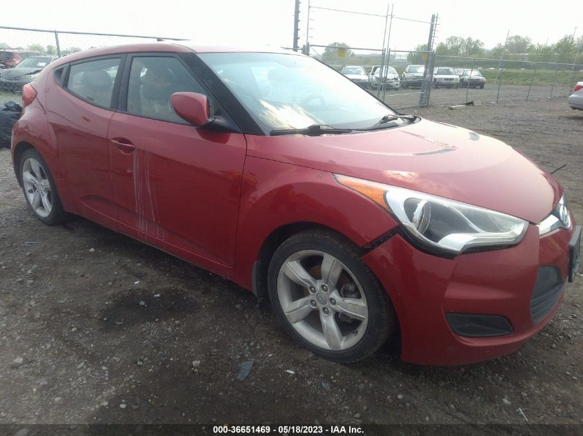 2013 HYUNDAI VELOSTER W/GRAY INT - KMHTC6AD7DU176644