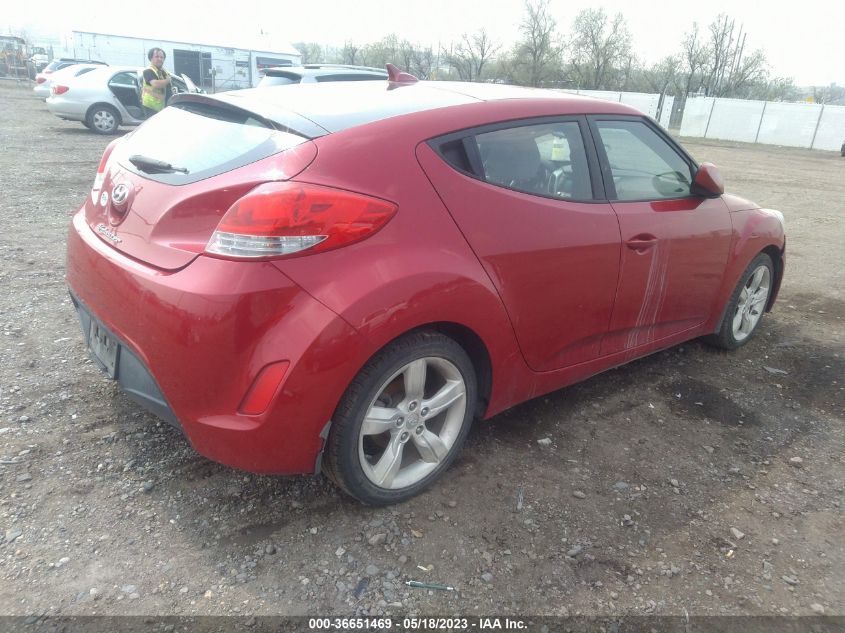 2013 HYUNDAI VELOSTER W/GRAY INT - KMHTC6AD7DU176644