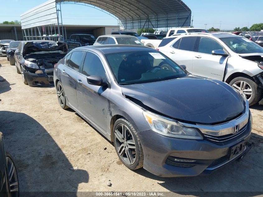 2016 HONDA ACCORD SEDAN SPORT - 1HGCR2F5XGA161124