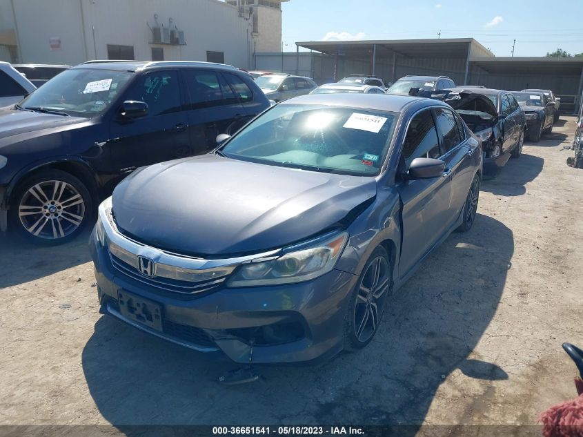 2016 HONDA ACCORD SEDAN SPORT - 1HGCR2F5XGA161124