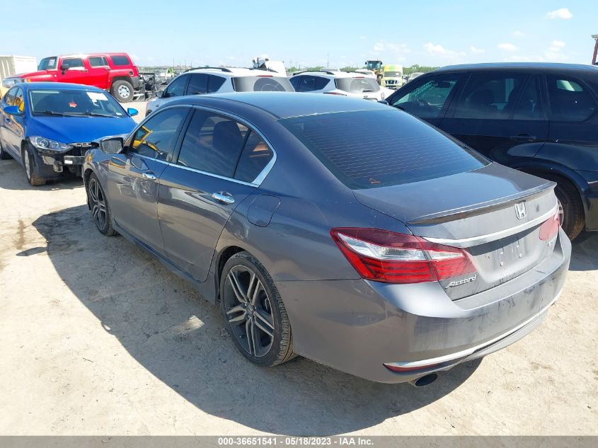 2016 HONDA ACCORD SEDAN SPORT - 1HGCR2F5XGA161124