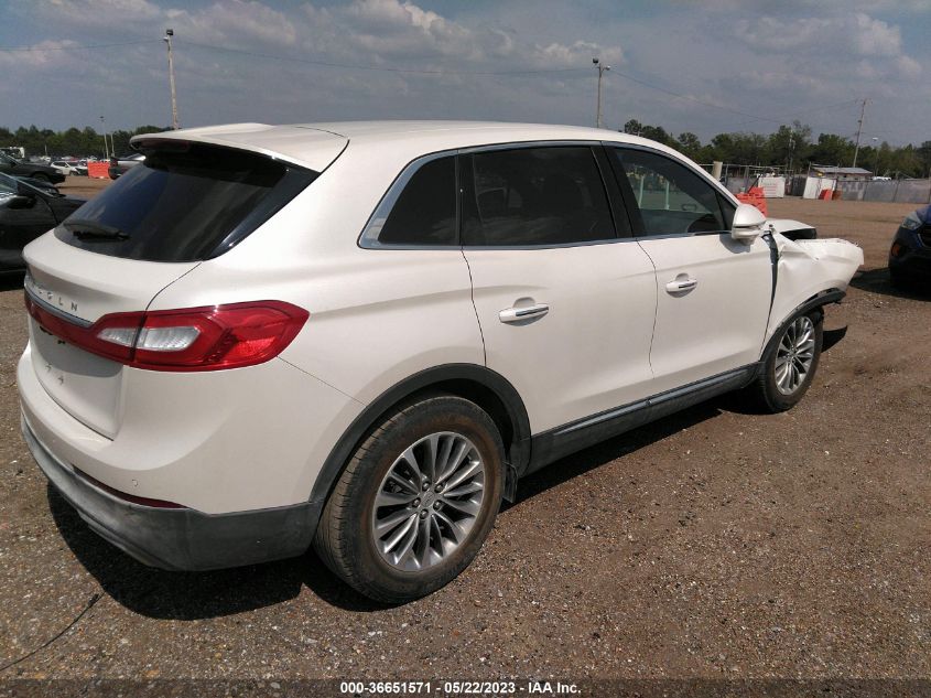 2016 LINCOLN MKX SELECT - 2LMTJ6KR9GBL38935