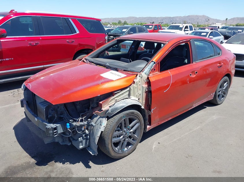 VIN 3KPF34AD7ME320357 2021 KIA FORTE GT-LINE