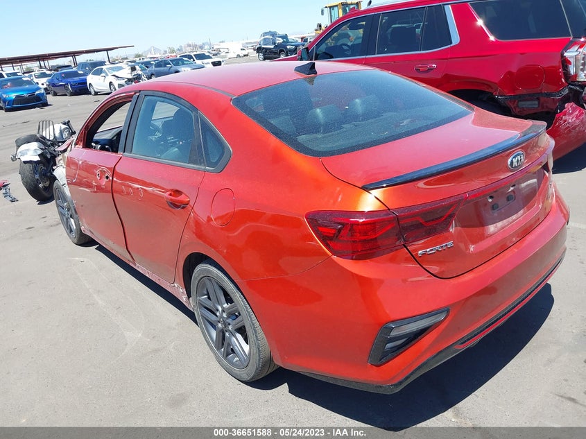 VIN 3KPF34AD7ME320357 2021 KIA FORTE GT-LINE
