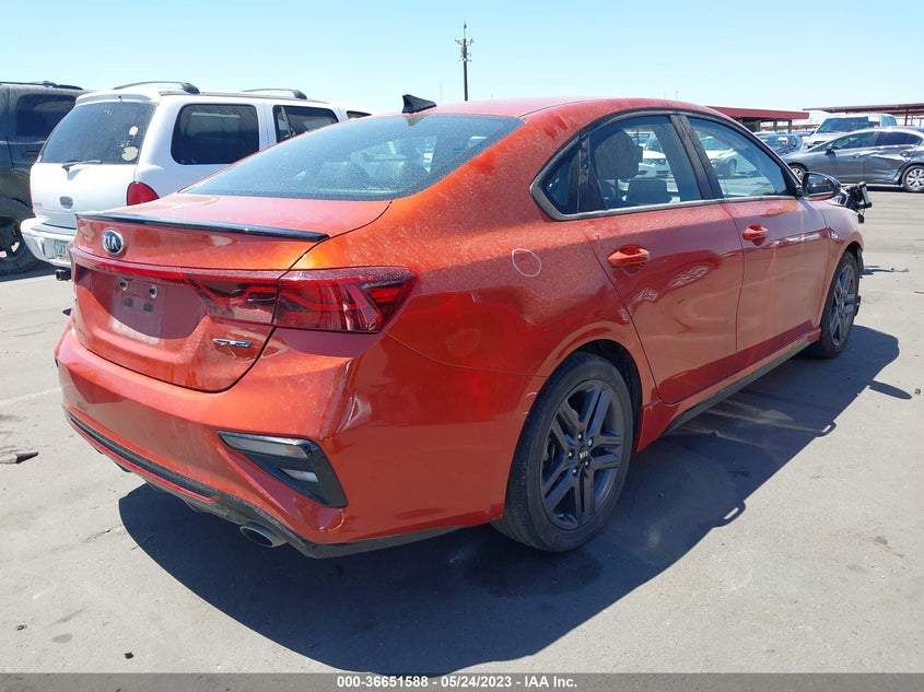 VIN 3KPF34AD7ME320357 2021 KIA FORTE GT-LINE
