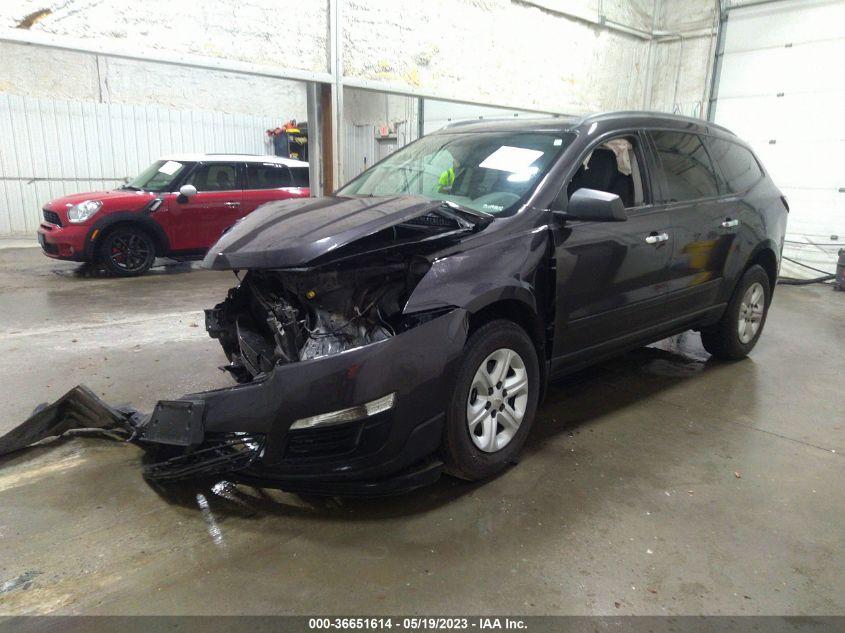 2014 CHEVROLET TRAVERSE LS - 1GNKVFKD1EJ343504