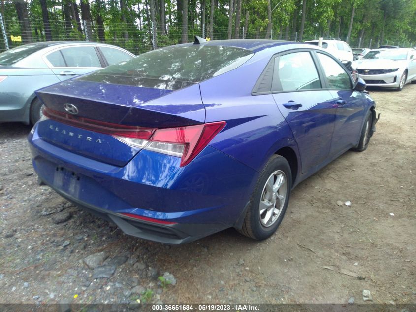 2021 HYUNDAI ELANTRA SE - KMHLL4AG7MU158921