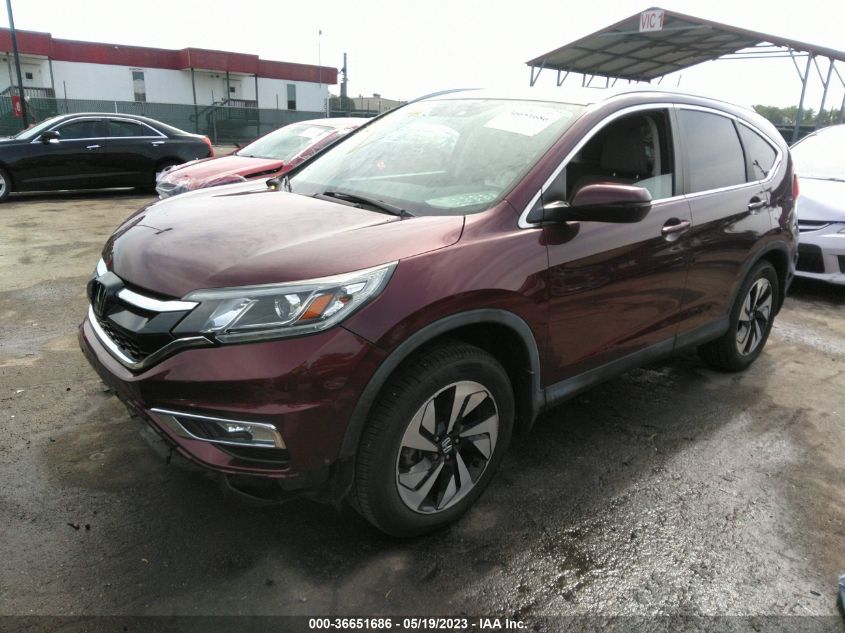 2015 HONDA CR-V TOURING - 5J6RM4H93FL125016