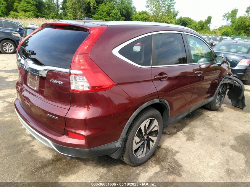 2015 HONDA CR-V TOURING - 5J6RM4H93FL125016