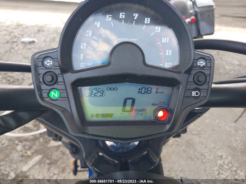 2016 KAWASAKI EN650 B - JKAENEB17GDA14343