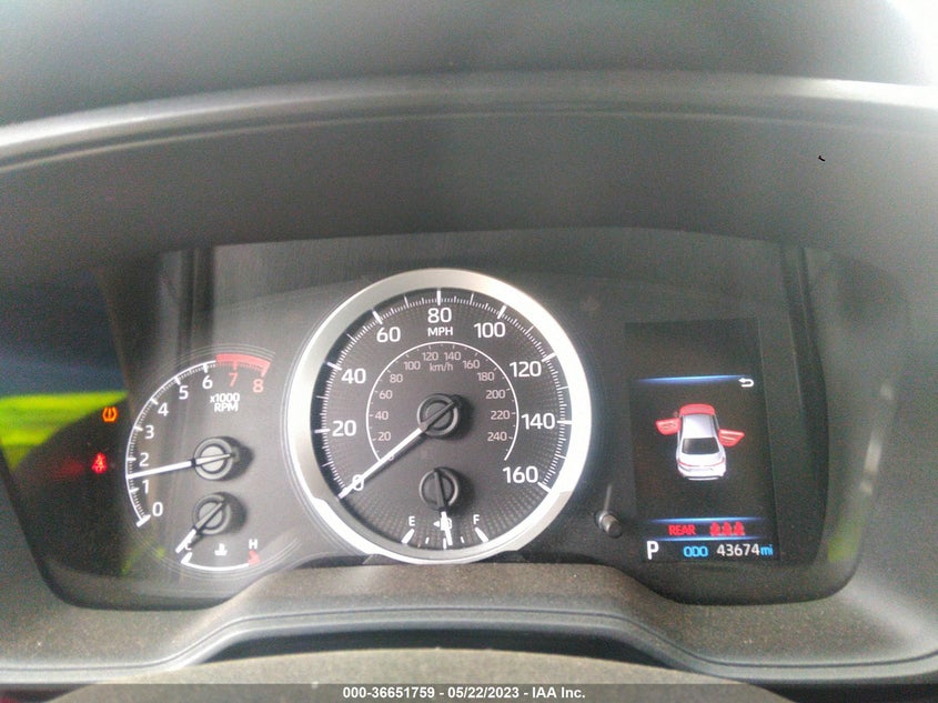 VIN 5YFEPRAE5LP032095 2020 TOYOTA COROLLA LE