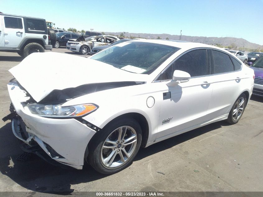 2016 FORD FUSION ENERGI TITANIUM - 3FA6P0SUXGR176530