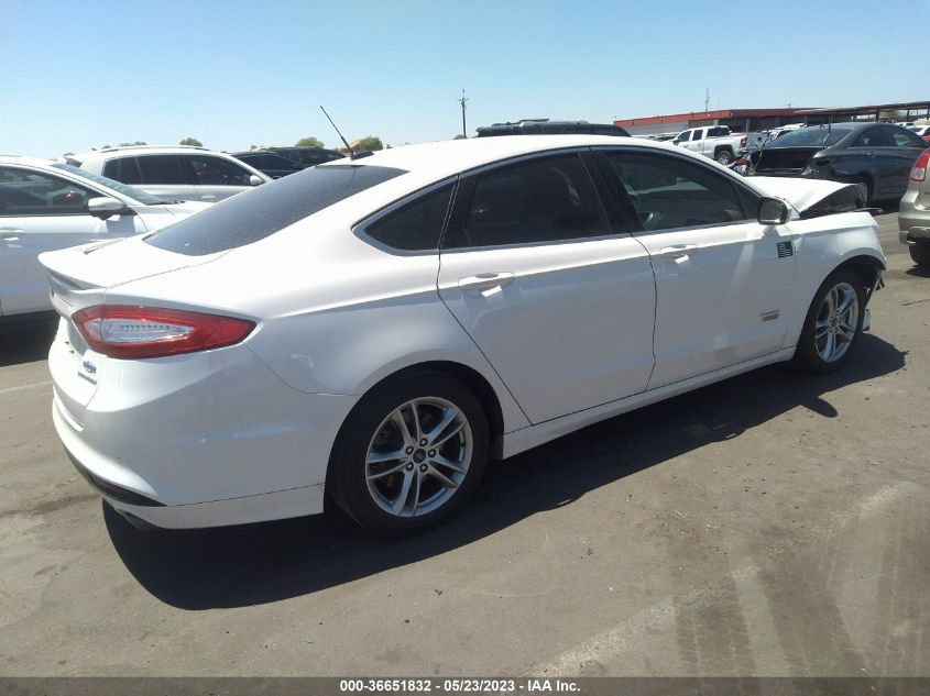 2016 FORD FUSION ENERGI TITANIUM - 3FA6P0SUXGR176530