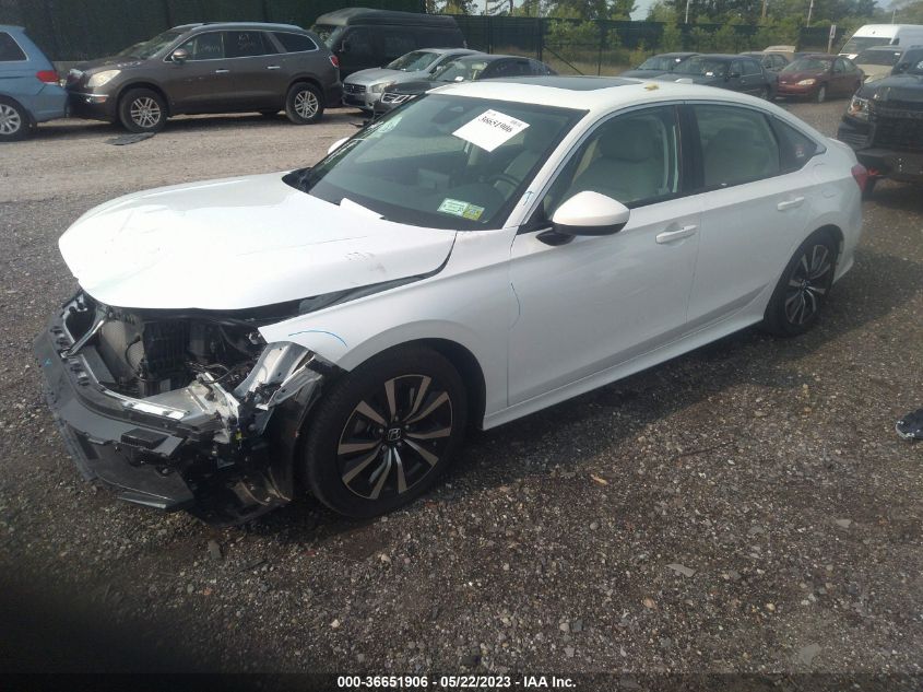 2022 HONDA CIVIC SEDAN EX - JHMFE1F71NX002648