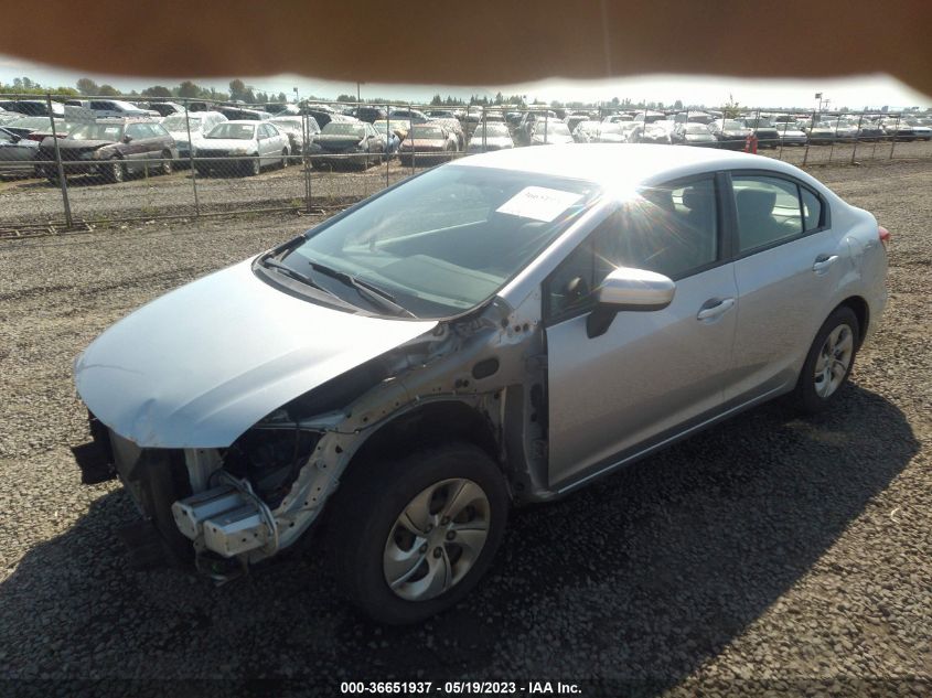 2014 HONDA CIVIC SEDAN LX - 19XFB2F53EE202428