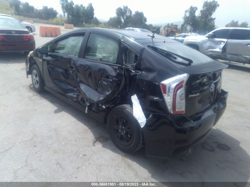 2013 TOYOTA PRIUS ONE/TWO/THREE/FOUR/FIVE - JTDKN3DU9D5658434