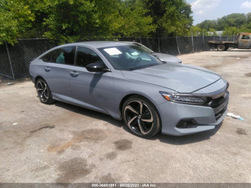 2022 HONDA ACCORD SEDAN SPORT - 1HGCV1F39NA020160
