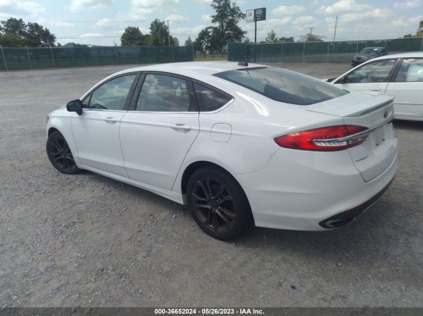 2018 FORD FUSION SE - 3FA6P0T92JR127789