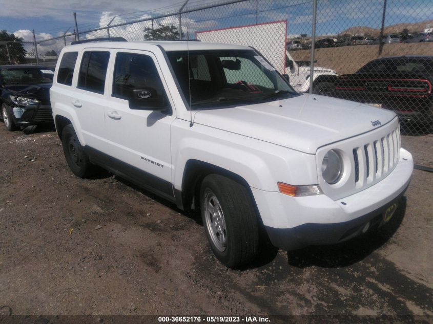 2016 JEEP PATRIOT SPORT - 1C4NJPBB6GD655647