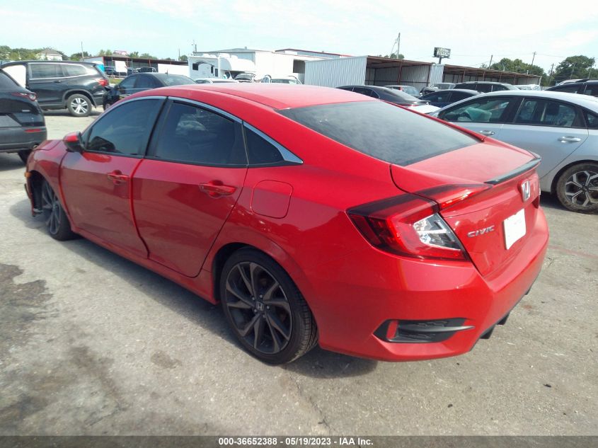 2019 HONDA CIVIC SEDAN SPORT - 2HGFC2F84KH593162