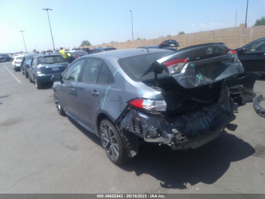 VIN 5YFP4MCE4MP080786 2021 TOYOTA COROLLA SE/APEX SE