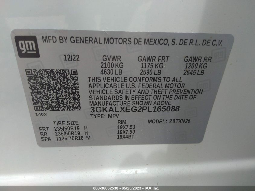 2023 GMC TERRAIN DENALI - 3GKALXEG2PL165088