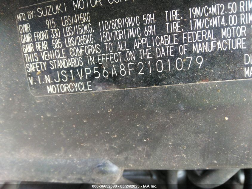 2015 SUZUKI DL650 A - JS1VP56A8F2101079