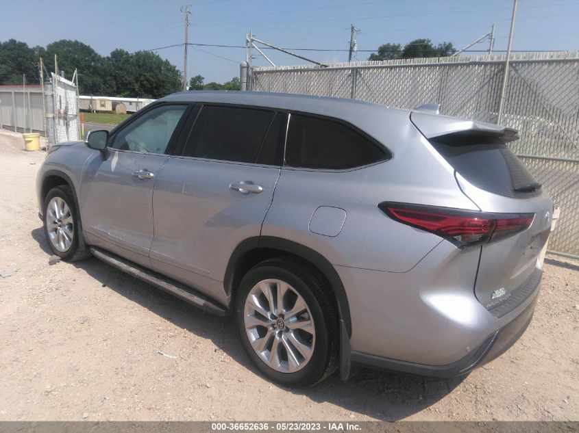 2022 TOYOTA HIGHLANDER HYBRID LIMITED - 5TDYARAH7NS512030