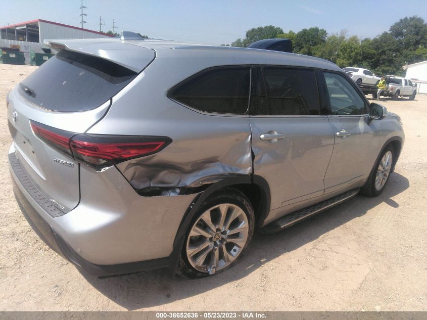 2022 TOYOTA HIGHLANDER HYBRID LIMITED - 5TDYARAH7NS512030