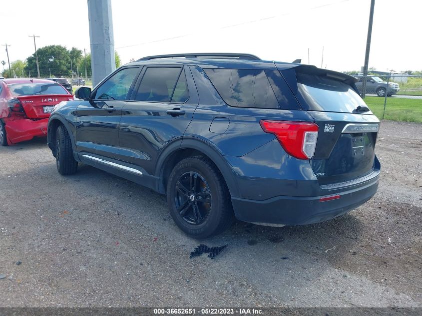 2022 FORD EXPLORER XLT - 1FMSK7DH7NGA35091